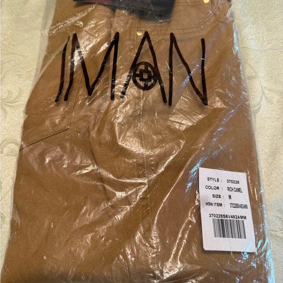 New in Bag IMAN rich camel pants size Medium(measurements in photos) - Picture 13 of 16